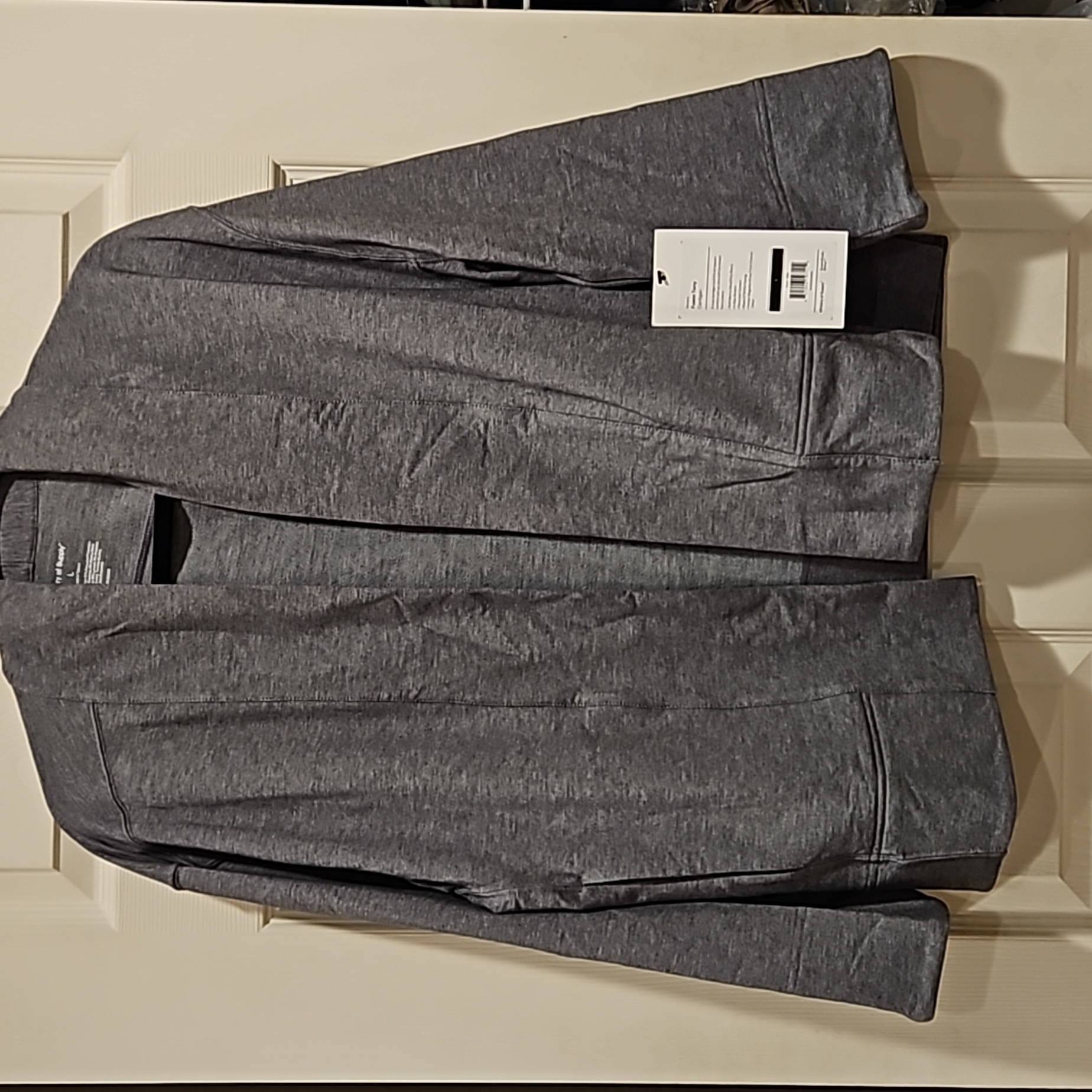 Ministry Of Supply Fusion Terry Wool Heathered Gray, Nwt,L — image 2 of 8